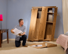 Frustrated With Flat-Pack Furniture Assembly